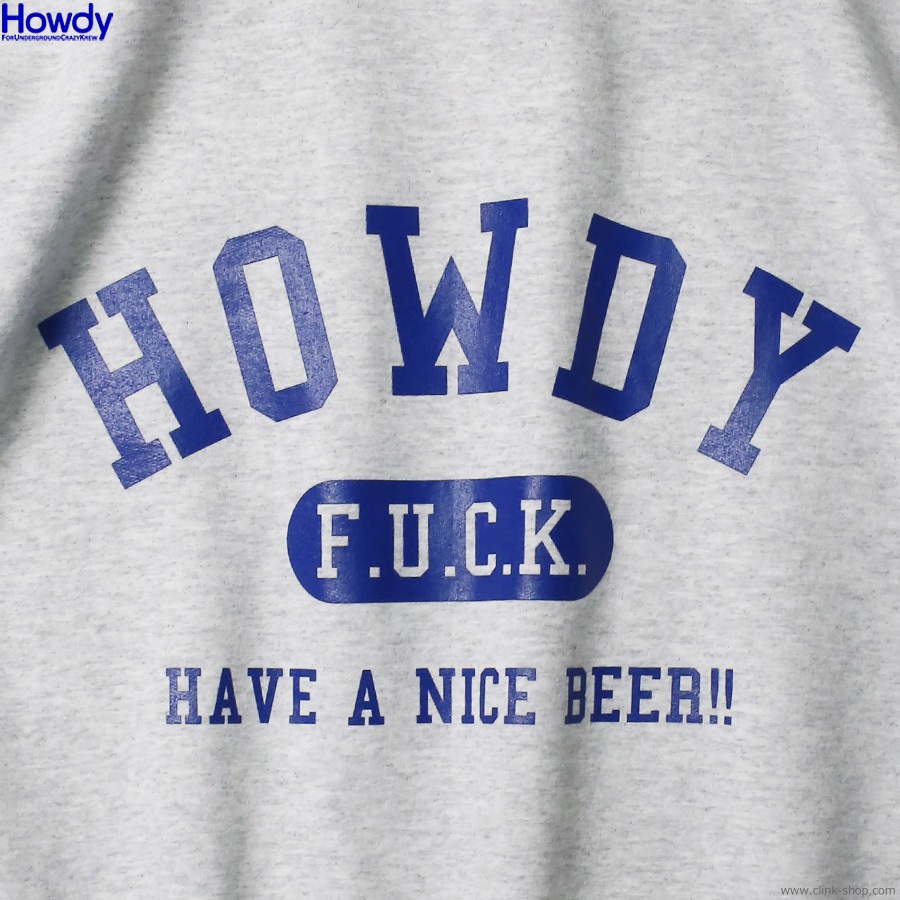 Howdy College Crew SW (ASH) [HDW2301-SW01]