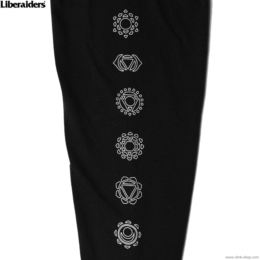 LIBERAIDERS CHAKRA L/S TEE (BLACK) #71504
