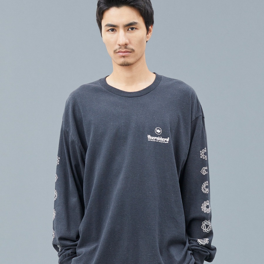 LIBERAIDERS CHAKRA L/S TEE (BLACK) #71504