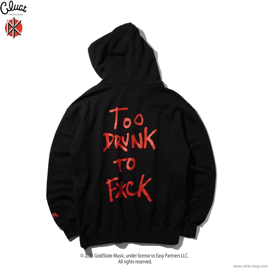 CLUCT TOO DRUNK TO FUCK [HOODIE] (BLACK) #05095