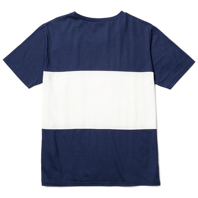 NVM FAT STRIPE SS T (NAVYWHITE) [NVM16S-CS02]