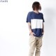 NVM FAT STRIPE SS T (NAVYWHITE) [NVM16S-CS02]