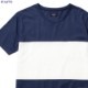 NVM FAT STRIPE SS T (NAVYWHITE) [NVM16S-CS02]