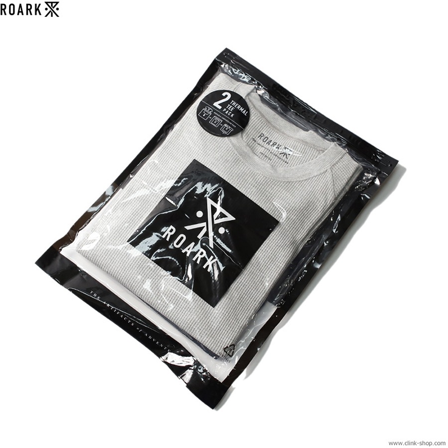ROARK REVIVAL REUSE 2PACK THERMAL TEE 2.0 (H.GRY/BLK)