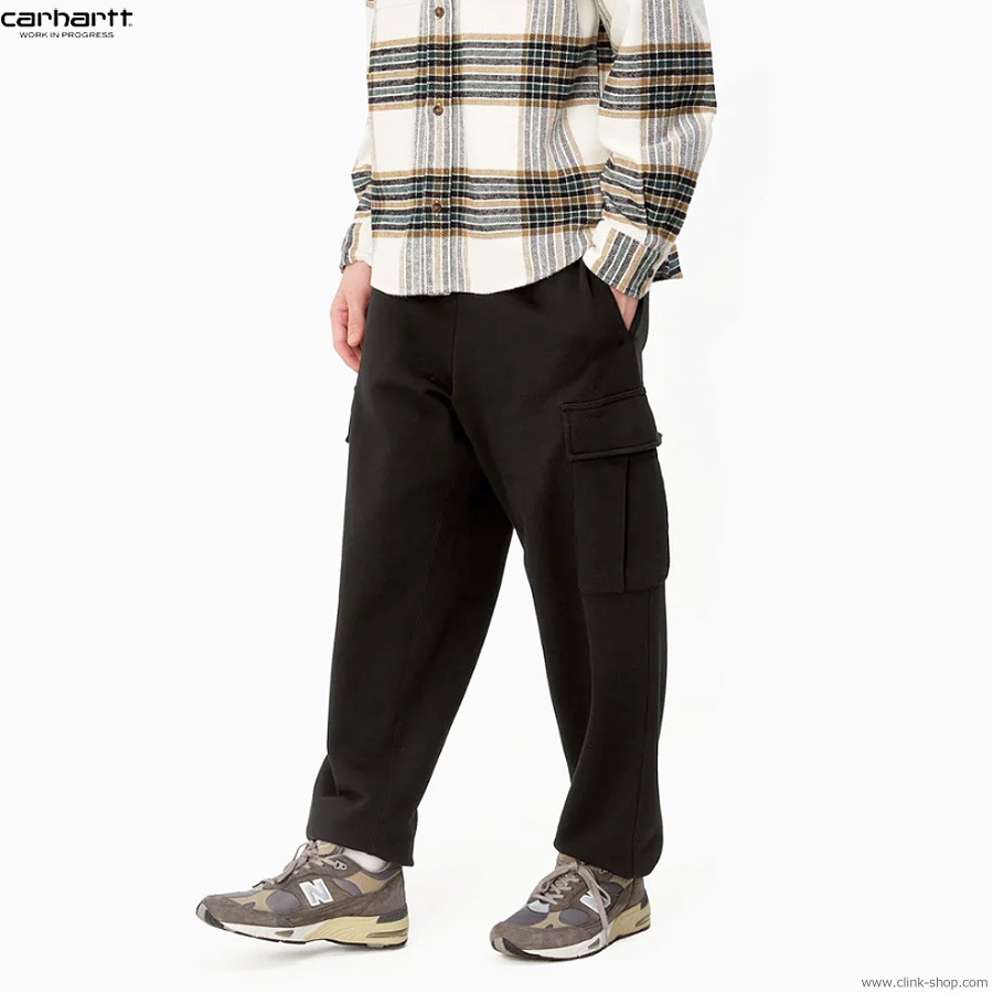 CARHARTT WIP CARGO SWEAT PANT (BLACK)
