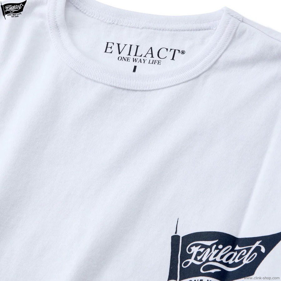 SALE 30��OFF EVILACT BANDANA LS (WHITE) [EA25-ACT1-T03]