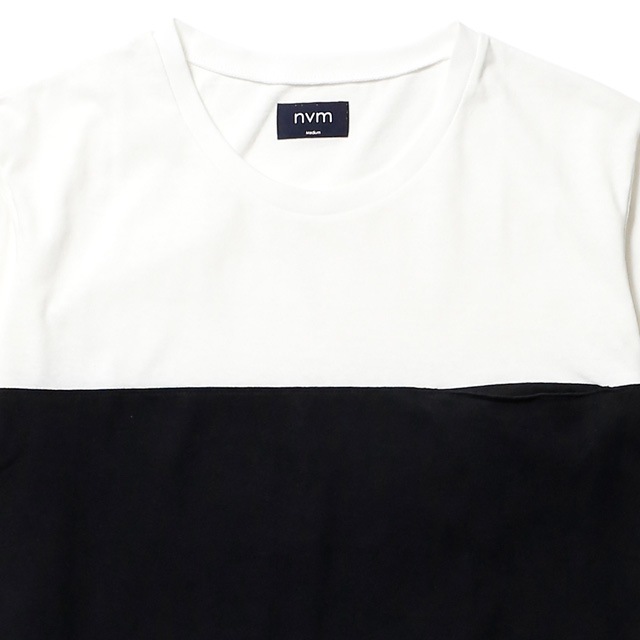 NVM FAT STRIPE SS T (WHITEBLACK) [NVM16S-CS02]