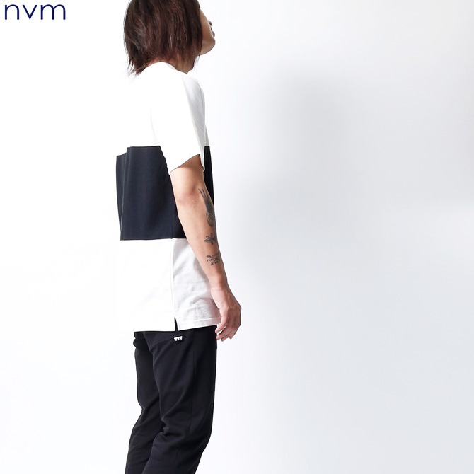 NVM FAT STRIPE SS T (WHITEBLACK) [NVM16S-CS02]