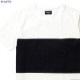 NVM FAT STRIPE SS T (WHITEBLACK) [NVM16S-CS02]