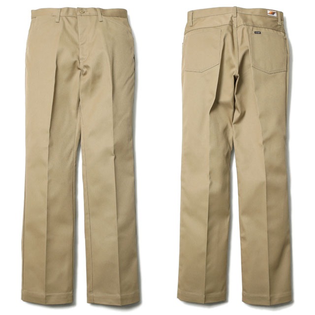 RADIALL CVS WORK PANTS -STRAIGHT FIT- (BEIGE)