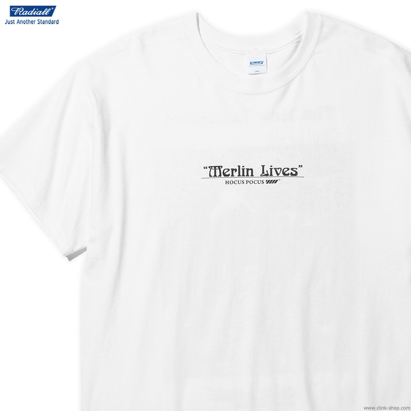 RADIALL HOCUS POCUS - CREW NECK T-SHIRT S/S (WHITE)