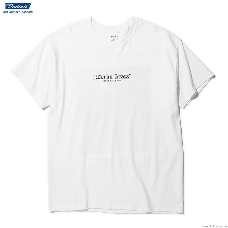 RADIALL HOCUS POCUS - CREW NECK T-SHIRT S/S (WHITE)