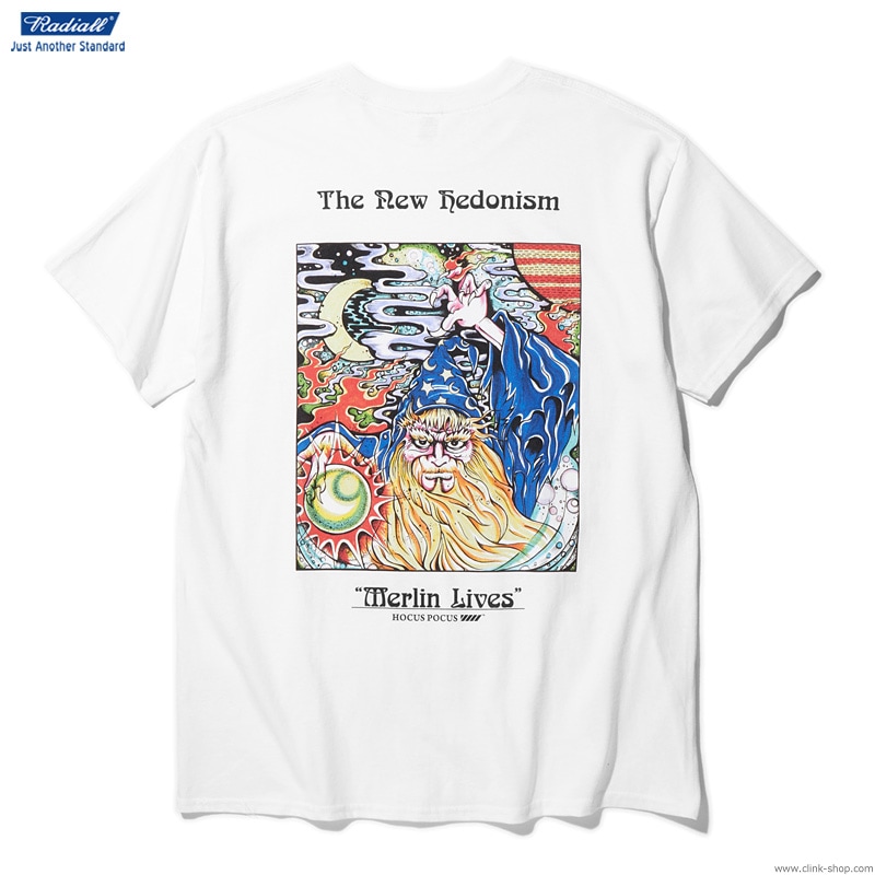 RADIALL HOCUS POCUS - CREW NECK T-SHIRT S/S (WHITE)