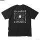 CARHARTT WIP S/S HEART BANDANA T-SHIRT (BLACK/WHITE STONE WASHED)