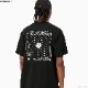 CARHARTT WIP S/S HEART BANDANA T-SHIRT (BLACK/WHITE STONE WASHED)