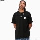CARHARTT WIP S/S HEART BANDANA T-SHIRT (BLACK/WHITE STONE WASHED)