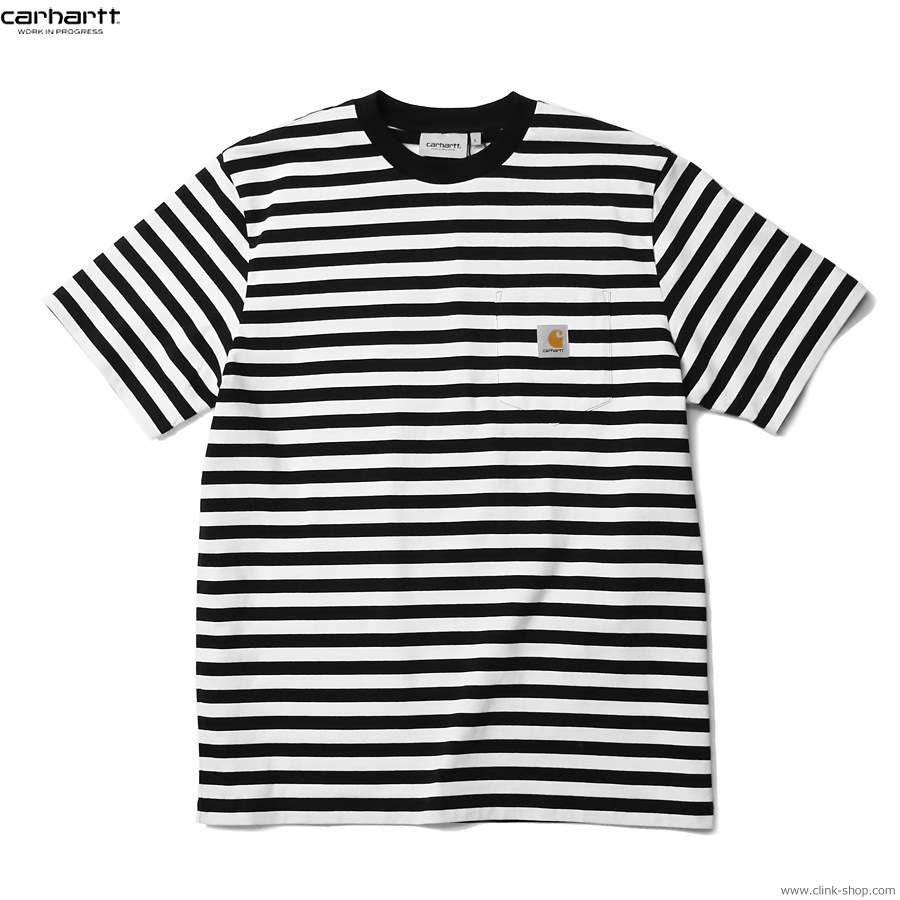 CARHARTT WIP S/S SEIDLER POCKET T-SHIRT (BLACK/WHITE)
