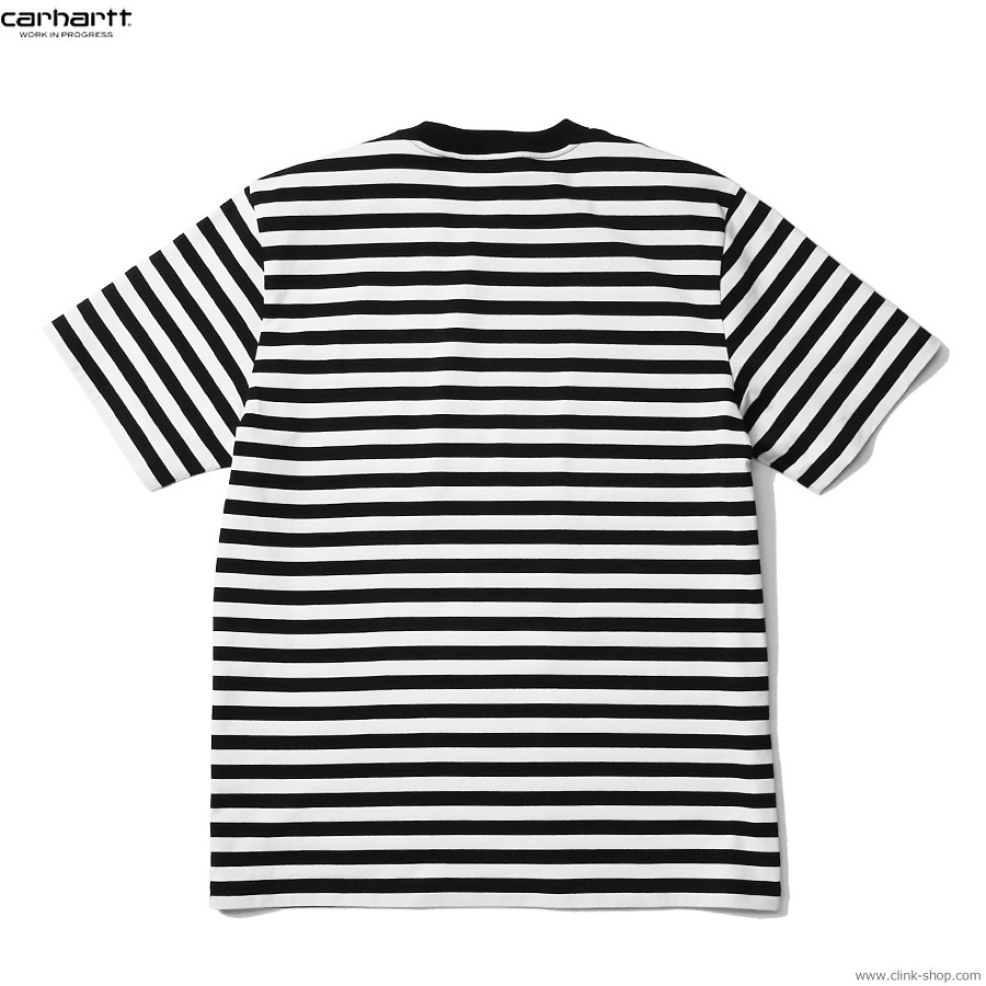 CARHARTT WIP S/S SEIDLER POCKET T-SHIRT (BLACK/WHITE)