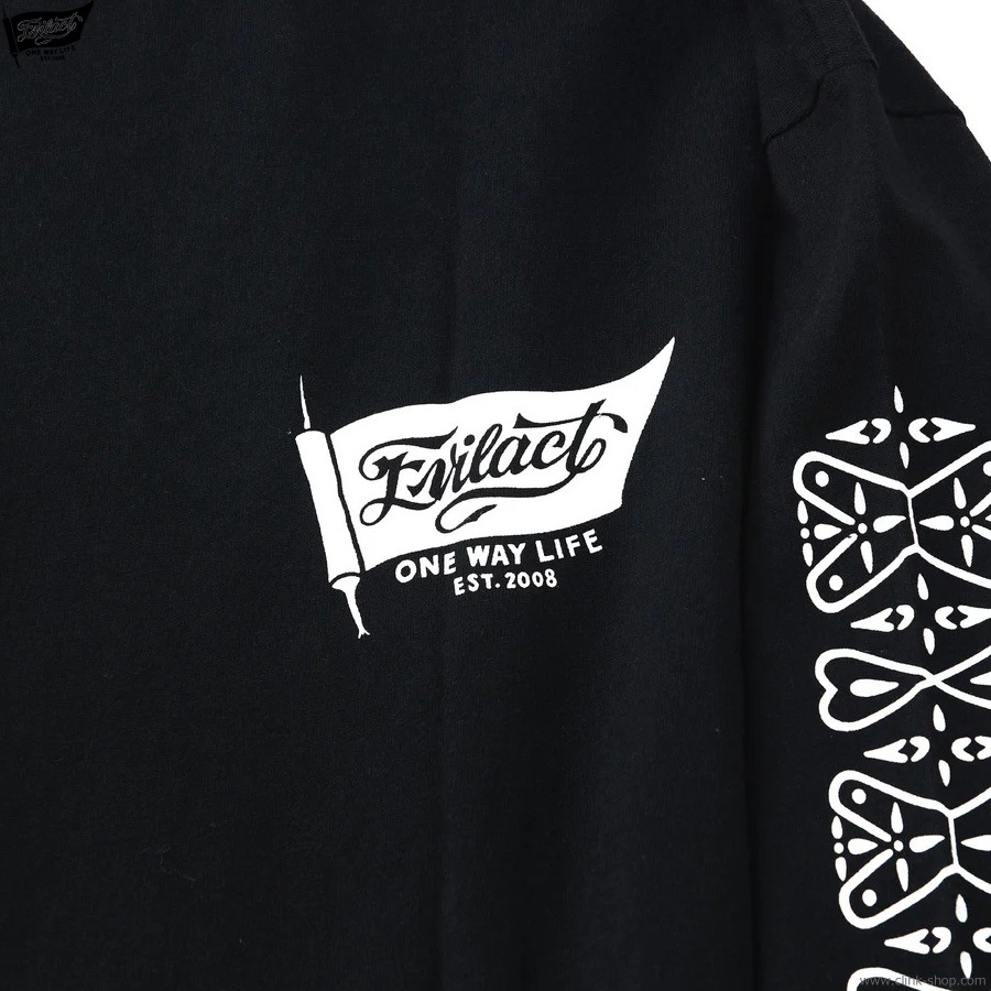 SALE 30��OFF EVILACT BANDANA LS (BLACK) [EA25-ACT1-T03]