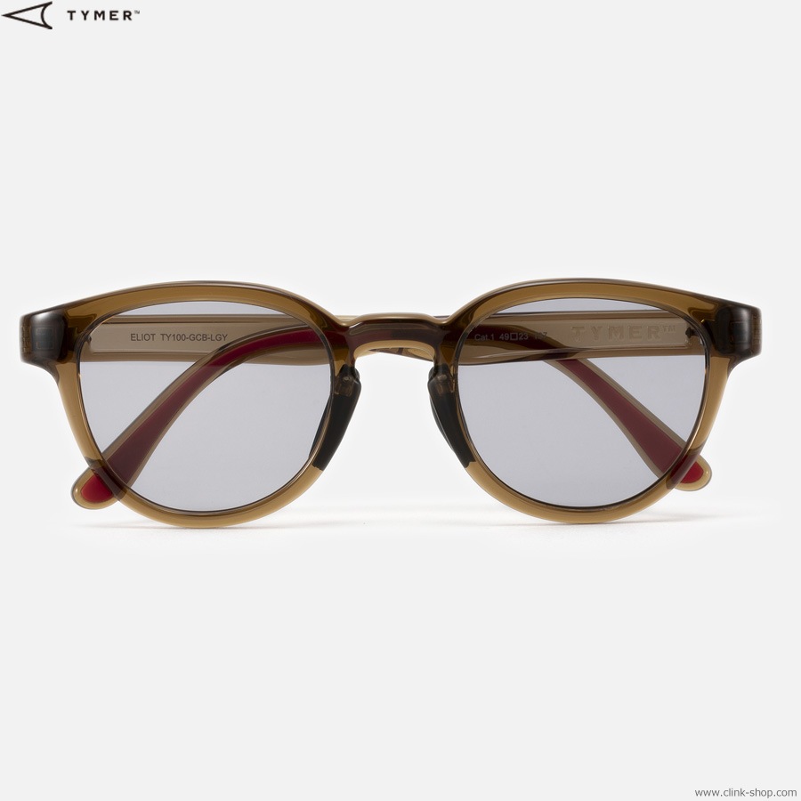 TYMER ELIOT (GLOSS CLEAR BROWN/LIGHT GREY) [TY100-GCB-LGY]