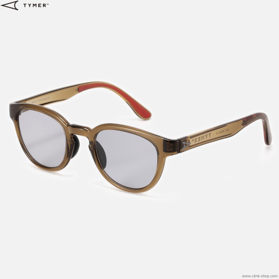 TYMER ELIOT (GLOSS CLEAR BROWN/LIGHT GREY) [TY100-GCB-LGY]