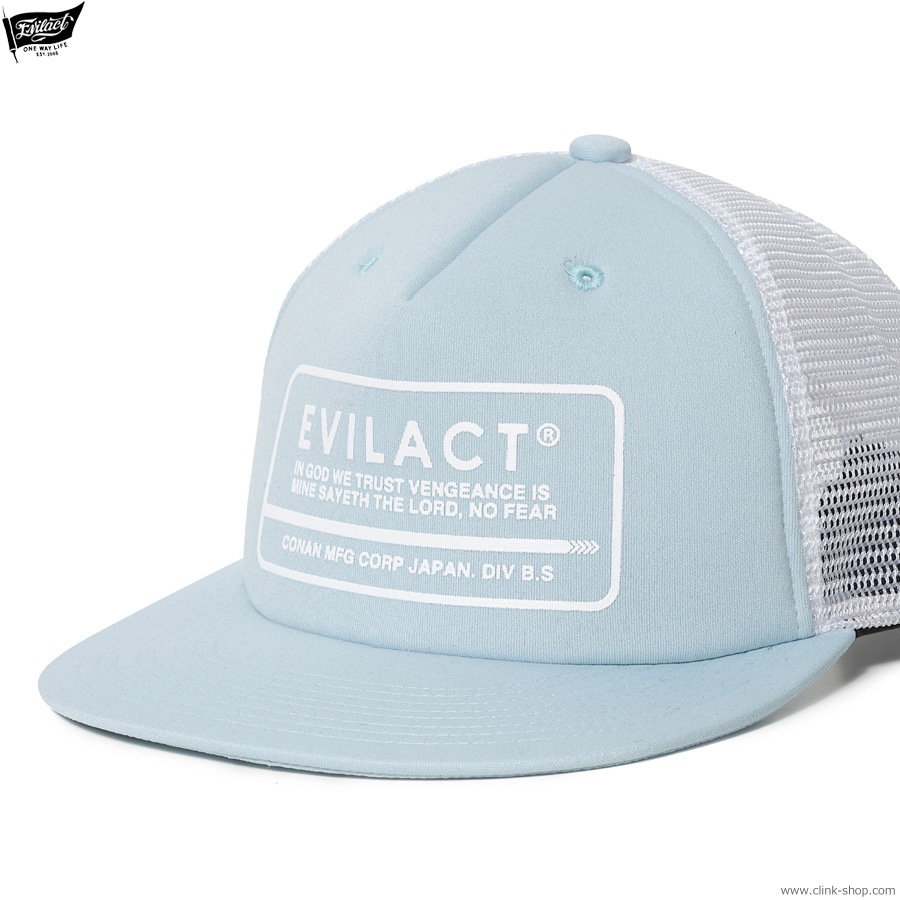 EVILACT EVILACT MESH CAP (L.BLUE) [EA26-ACT1-C04]