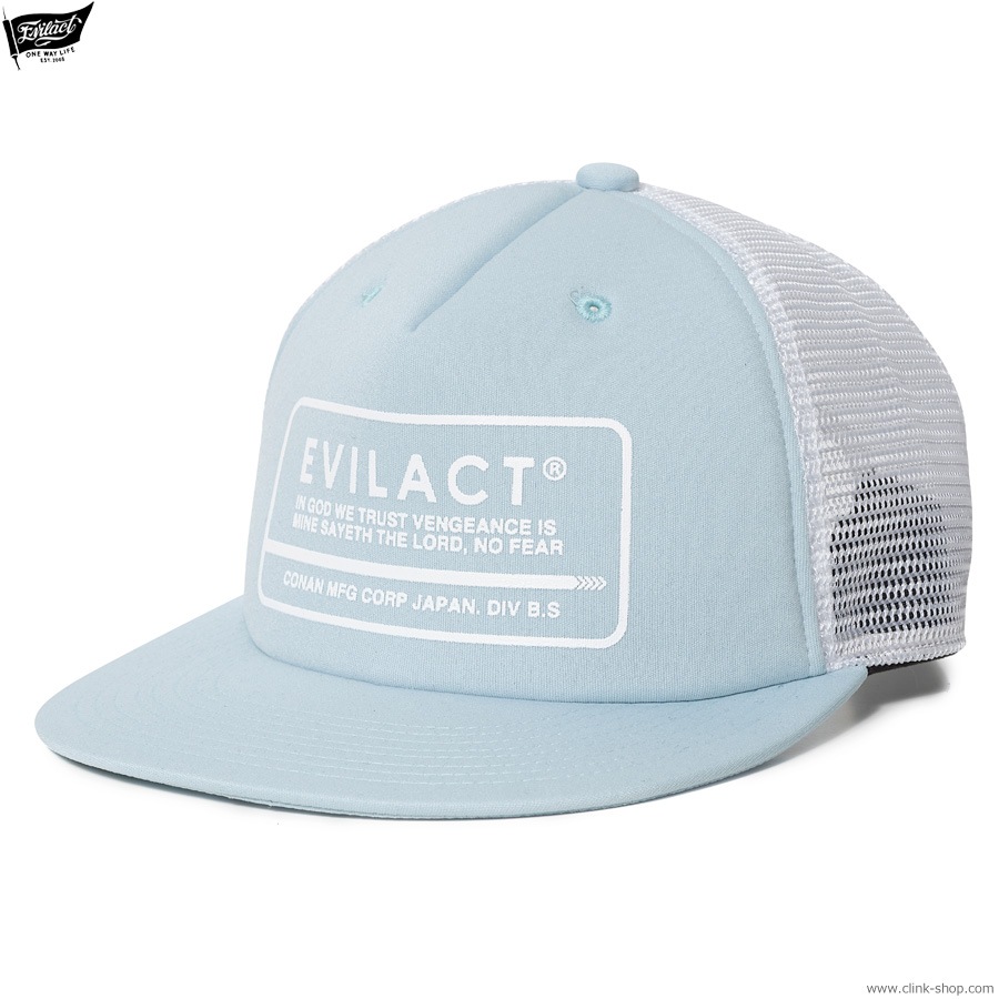 EVILACT EVILACT MESH CAP (L.BLUE) [EA26-ACT1-C04]