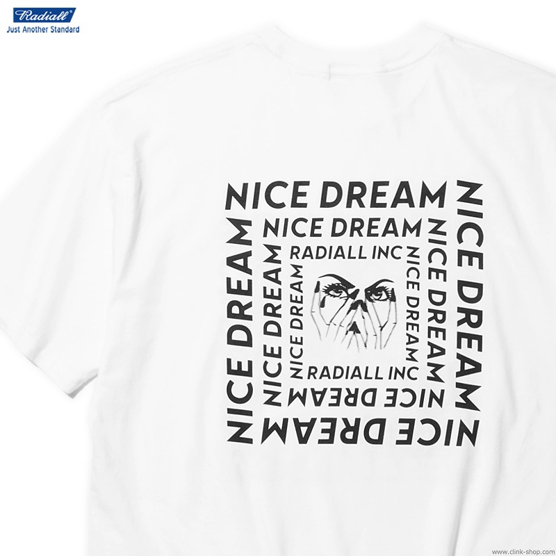 RADIALL NICE DREAM - CREW NECK T-SHIRT S/S (WHITE)