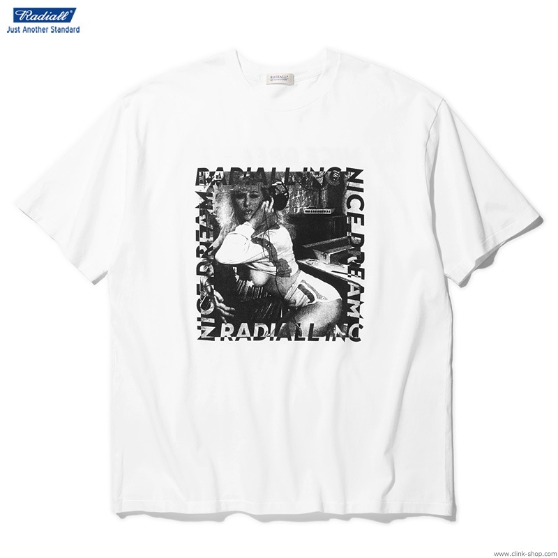 RADIALL NICE DREAM - CREW NECK T-SHIRT S/S (WHITE)