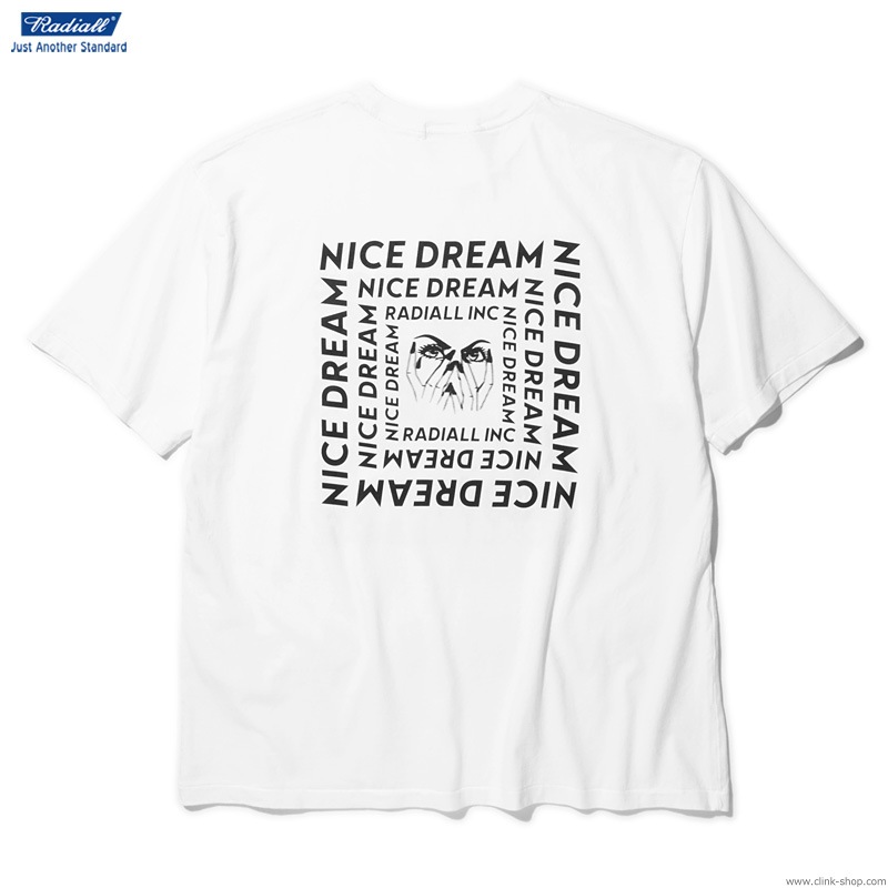 RADIALL NICE DREAM - CREW NECK T-SHIRT S/S (WHITE)