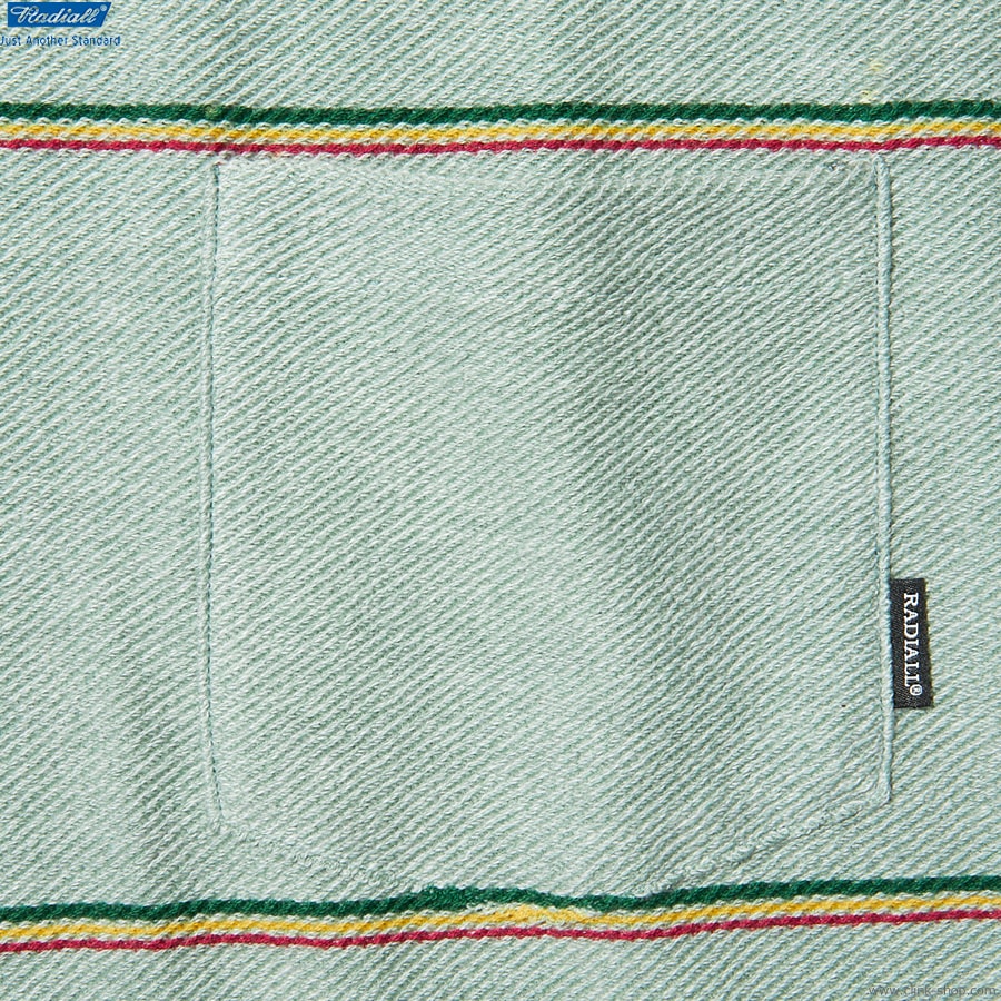 RADIALL EL CAMINO - CREW NECK T-SHIRT L/S (SAGE GREEN) [RAD-23S-CUT004]