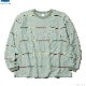 RADIALL EL CAMINO - CREW NECK T-SHIRT L/S (SAGE GREEN) [RAD-23S-CUT004]