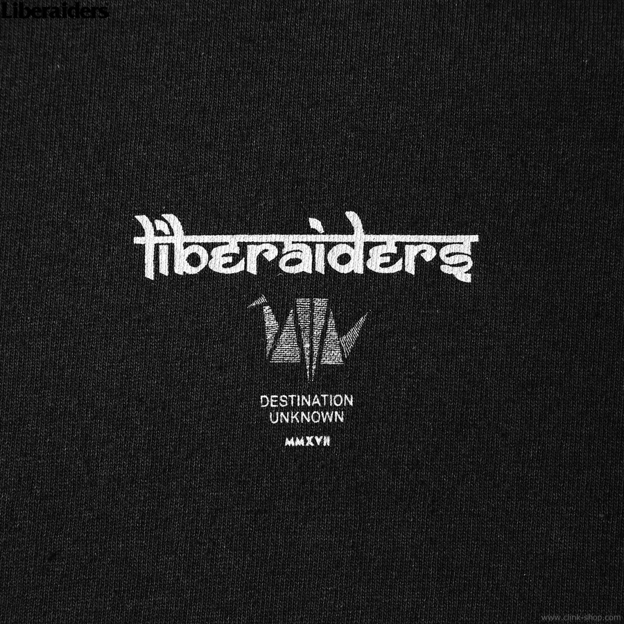 LIBERAIDERS LR LOGO L/S TEE (BLACK) #76502