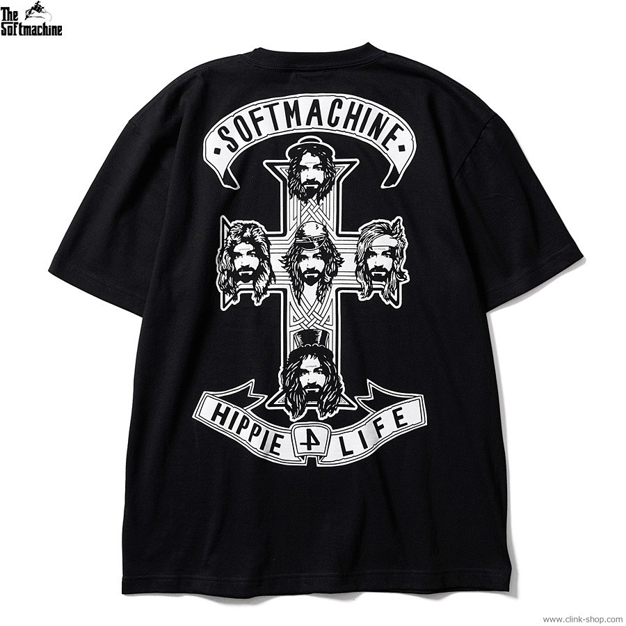 ɲͽ/67ͽSOFTMACHINE CHARLIE'S CROSS-T (BLACK)