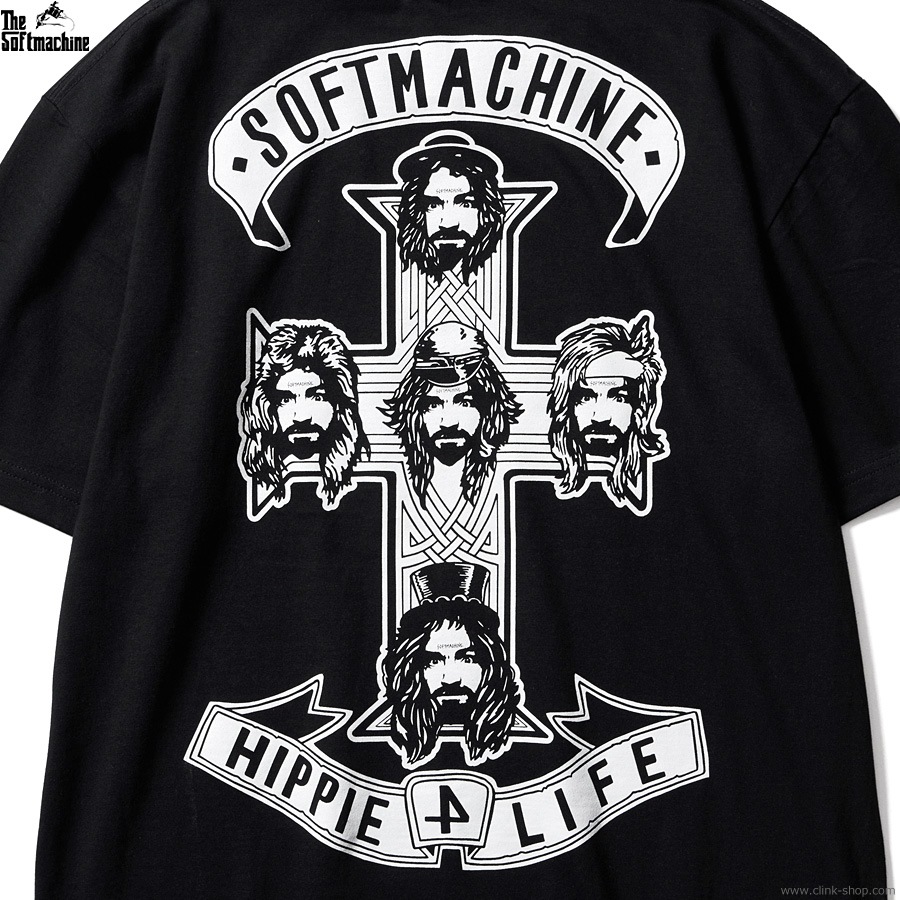 ɲͽ/67ͽSOFTMACHINE CHARLIE'S CROSS-T (BLACK)