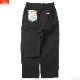 COOKMAN CHEF PANTS SEMIWIDE FRONT POCKET DUCK CANVAS BLACK
