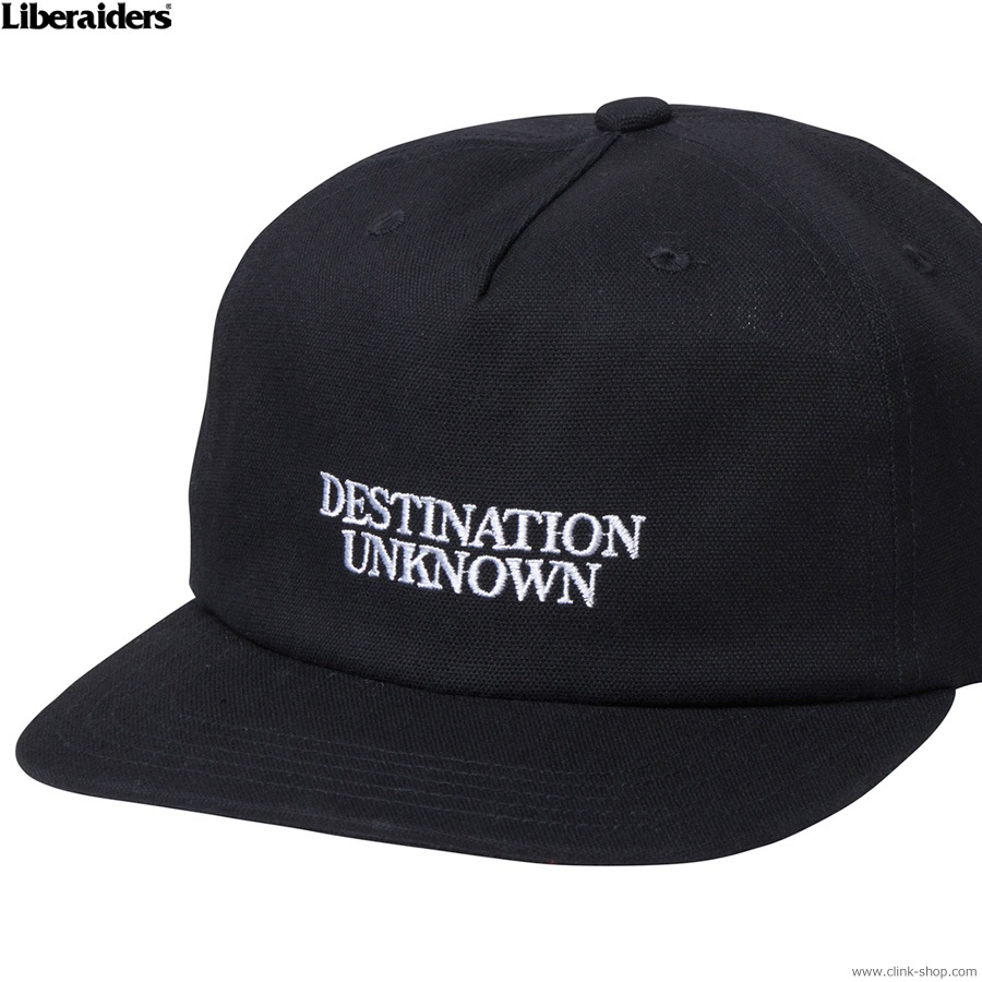 SALE 30��OFF LIBERAIDERS DESTINATION UNKNOWN CAP (BLACK) #77904