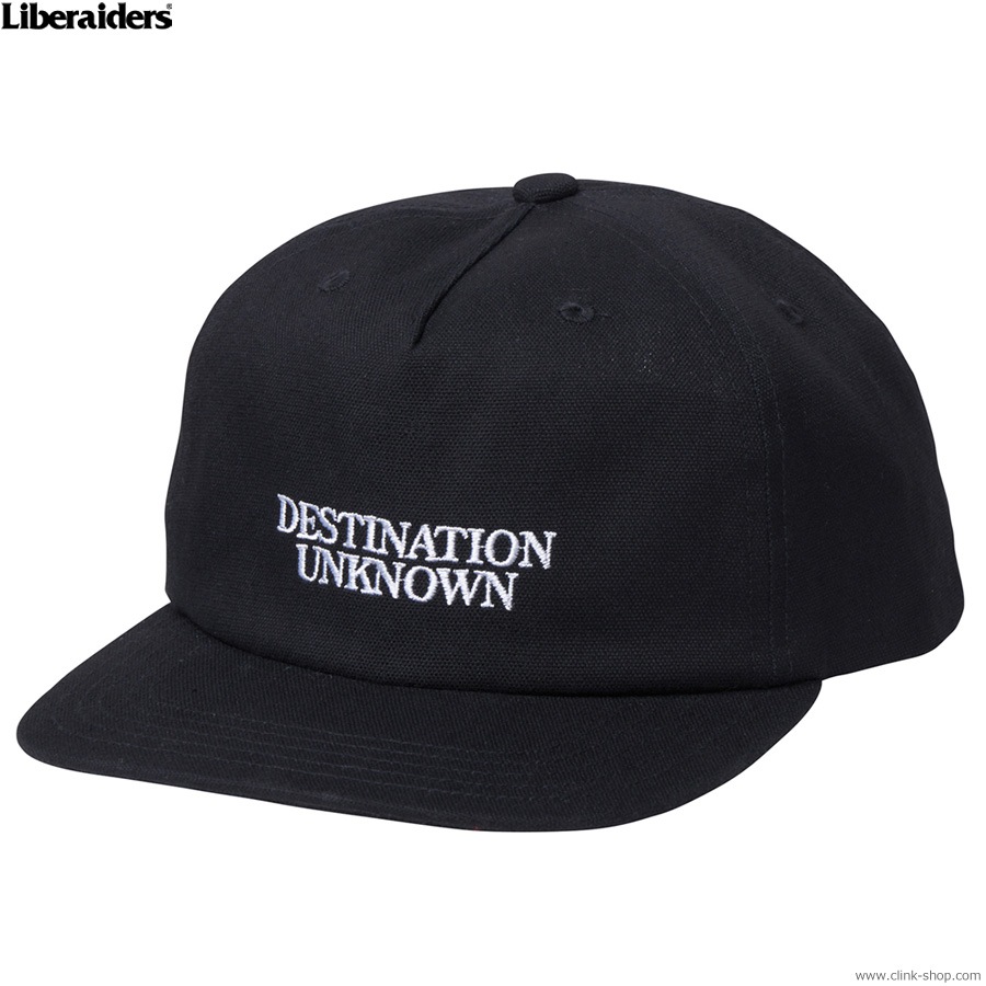 SALE 30��OFF LIBERAIDERS DESTINATION UNKNOWN CAP (BLACK) #77904