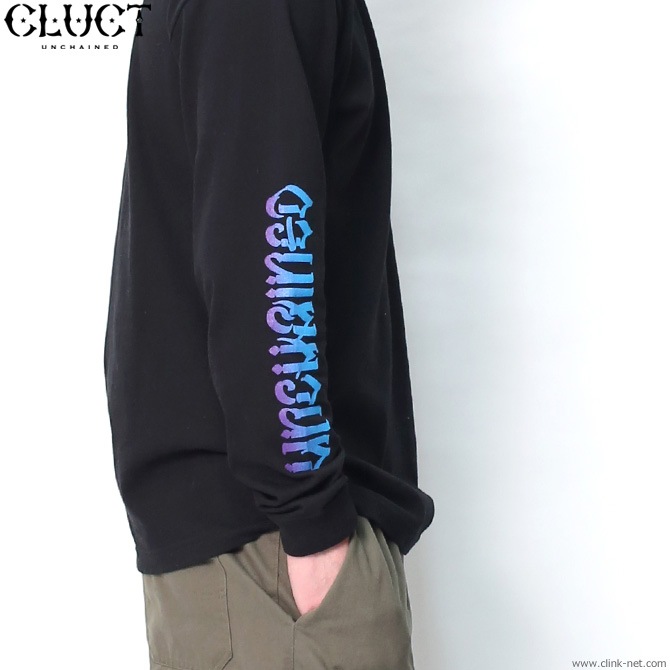 CLUCT UNCHAINED GRADATION L/S TEE (BLACK) #02995