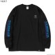 CLUCT UNCHAINED GRADATION L/S TEE (BLACK) #02995