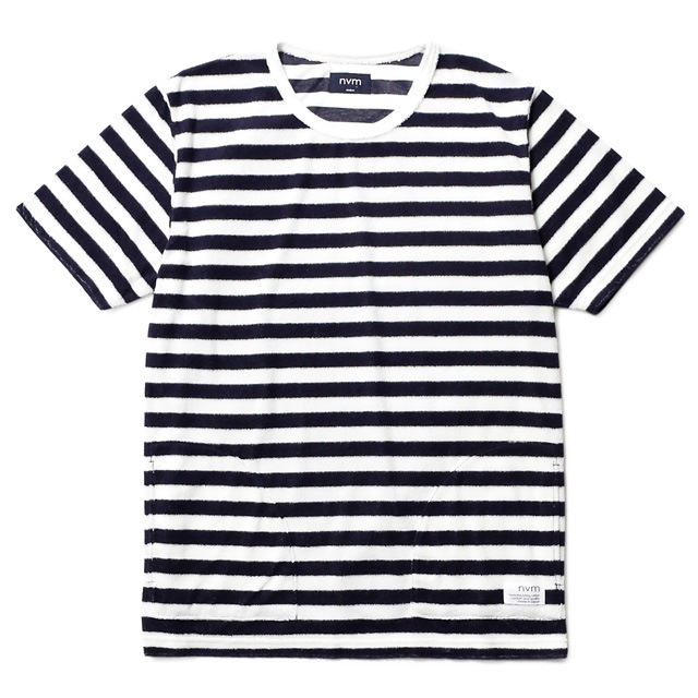 SALE 60��OFF NVM STRIPE PILE RELAX SS T [NVM16S-CS04]