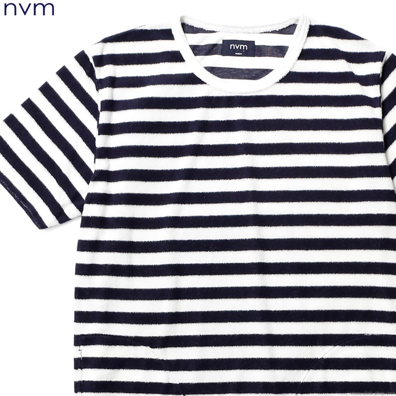 SALE 60��OFF NVM STRIPE PILE RELAX SS T [NVM16S-CS04]