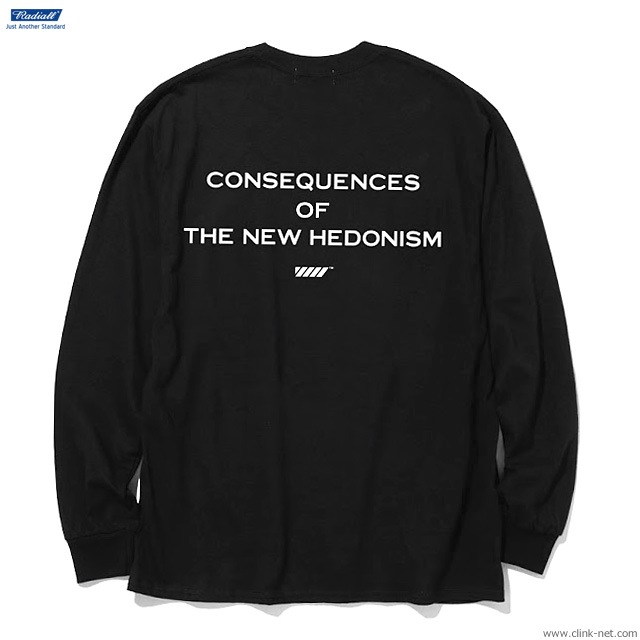 CLINK｜RADIALL HEDONISM - CREW NECK T-SHIRT L/S (BLACK