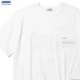 RADIALL BOWTIE - CREW NECK POCKET T-SHIRT S/S (WHITE)