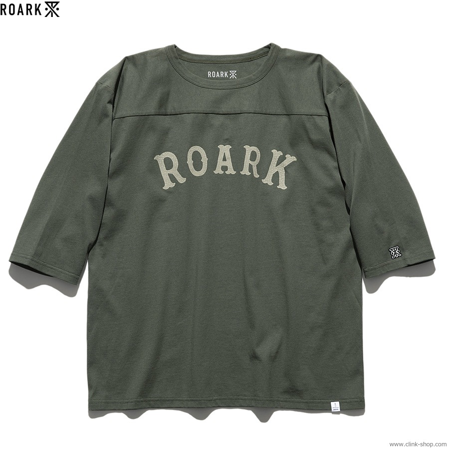 ROARK "MEDIEVAL LOGO" 3/4 SLEEVE TEE (ARMY)