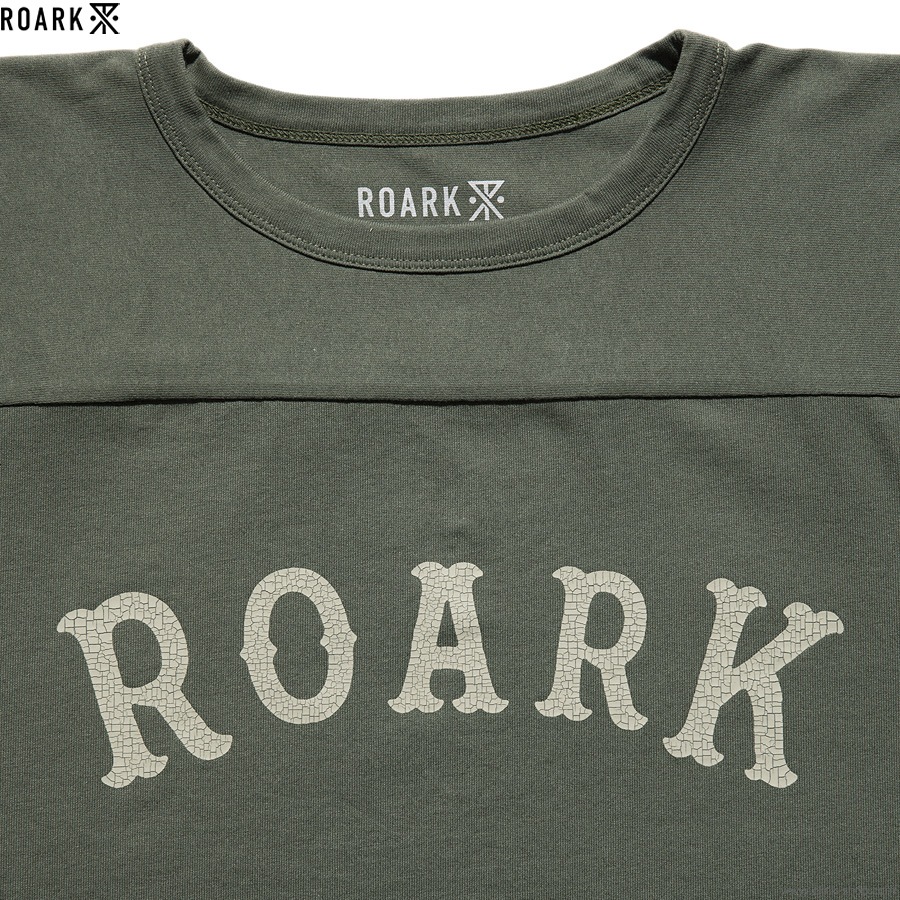 ROARK "MEDIEVAL LOGO" 3/4 SLEEVE TEE (ARMY)