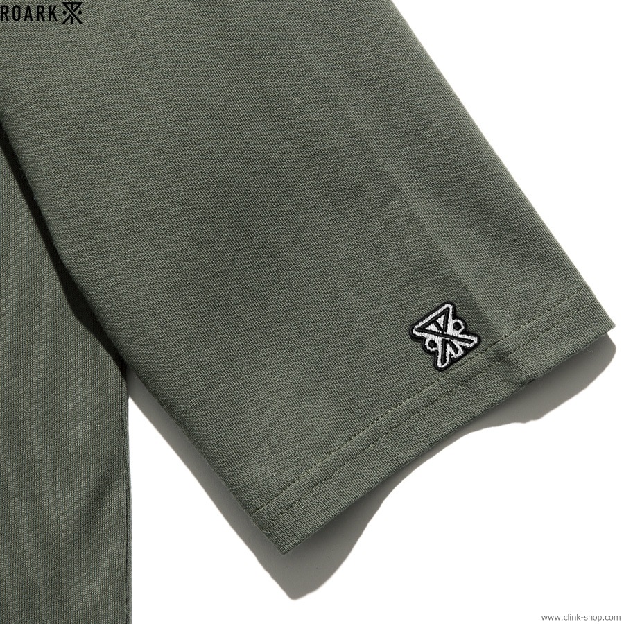 ROARK "MEDIEVAL LOGO" 3/4 SLEEVE TEE (ARMY)