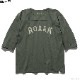 ROARK "MEDIEVAL LOGO" 3/4 SLEEVE TEE (ARMY)