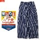 COOKMAN WIDE CHEF PANTS STRIPE NAVY