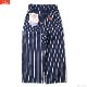 COOKMAN WIDE CHEF PANTS STRIPE NAVY